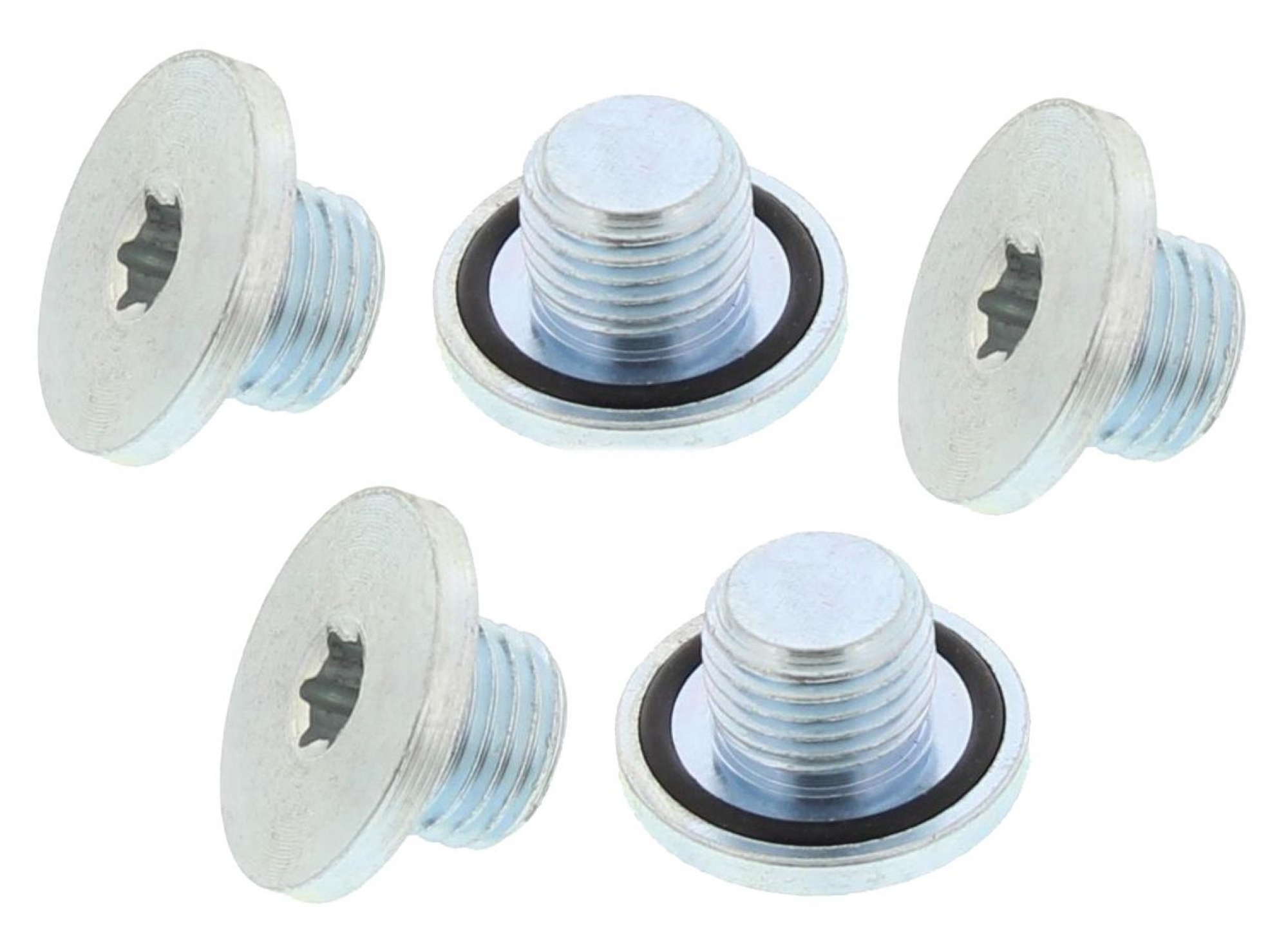 5 Stück Verschlussschraube, Ölwanne, Länge: 10 mm, Außengewinde M14 x 1,5 mm