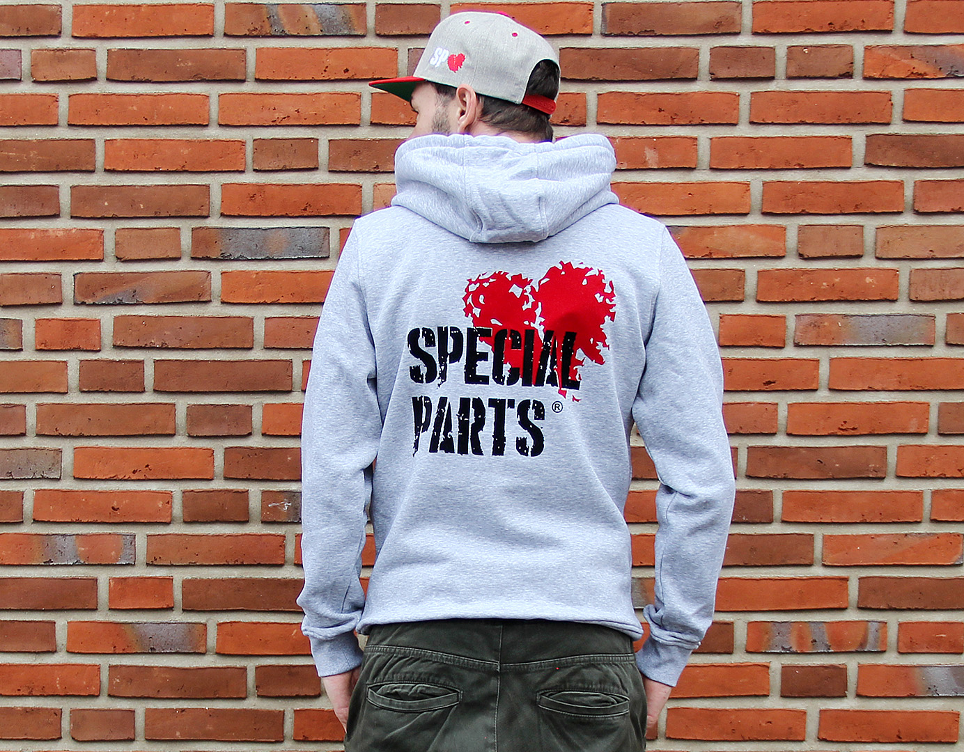 Hoodie / Special Parts / ash/grau