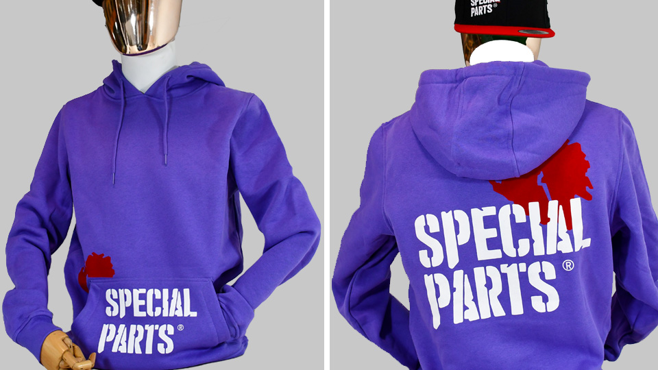 Hoodie / Special Parts / purple / 65% Baumwolle / 35% Polyester