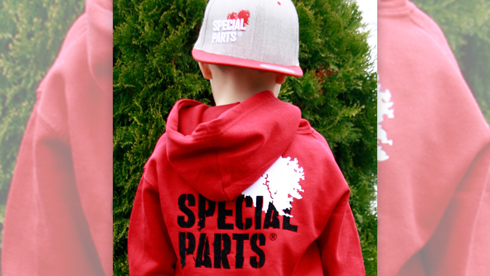 Hoodie Kids / Special Parts / rot