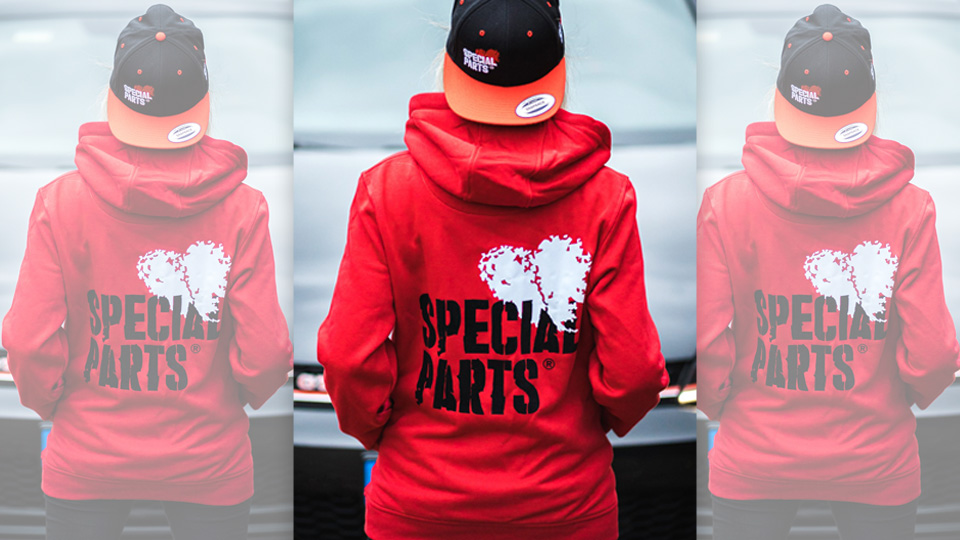 Hoodie / Special Parts / rot