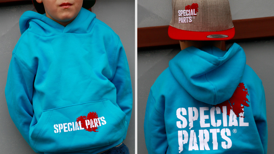 Hoodie Kids / Special Parts / blau