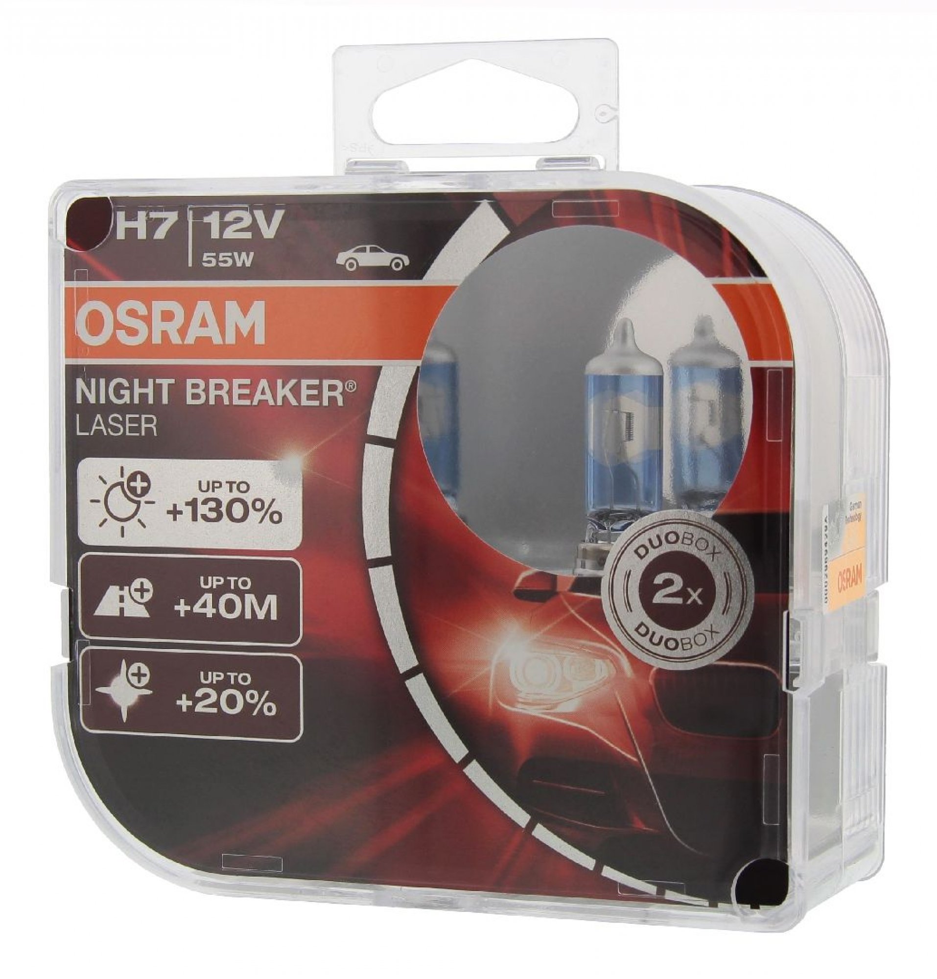OSRAM NIGHT BREAKER® LASER (64210NBL-HCB), H7, Glühlampe, Fernscheinwerfer