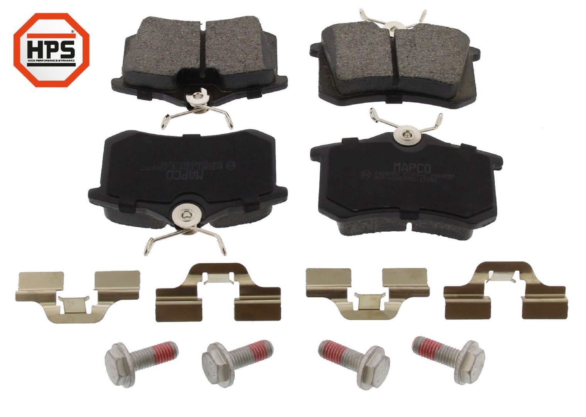 HPS-Carbon-Bremse, Bremsbelagsatz, HA Audi A4, VW Golf IV, PASSAT, POLO